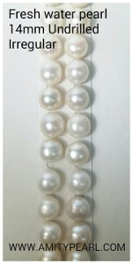 Fresh water pearl 14mm Undrilled Irregular.jpg